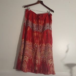 Avenue Printed Skirt Size 18